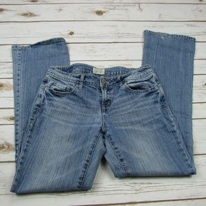 Aeropostale Chelsea Bootcut Light Wash 7/8 Short